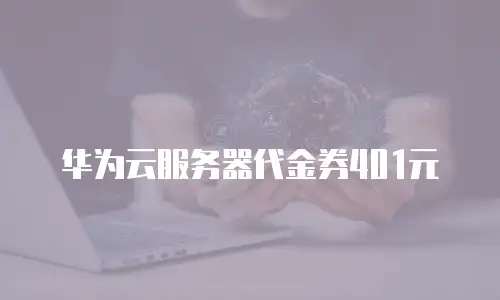 华为云服务器代金券401元