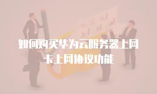如何购买华为云服务器上网卡上网协议功能