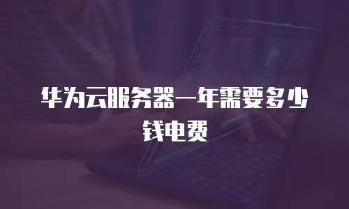 华为云服务器一年需要多少钱电费