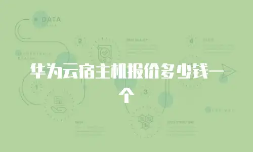 华为云宿主机报价多少钱一个