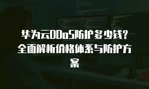 华为云DDoS防护多少钱？全面解析价格体系与防护方案