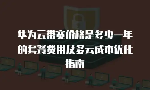 华为云带宽价格是多少一年的套餐费用及多云成本优化指南