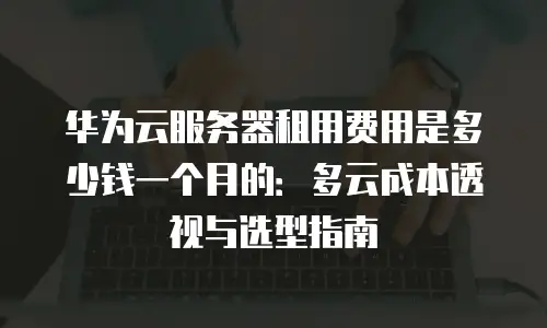 华为云服务器租用费用是多少钱一个月的：多云成本透视与选型指南