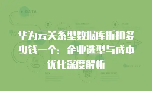 华为云关系型数据库折扣多少钱一个：企业选型与成本优化深度解析