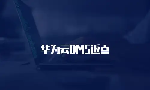 华为云DMS返点