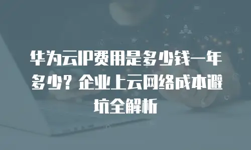 华为云IP费用是多少钱一年多少？企业上云网络成本避坑全解析