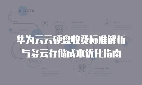 华为云云硬盘收费标准解析与多云存储成本优化指南