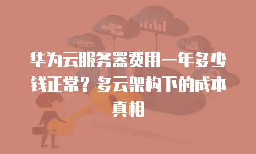 华为云服务器费用一年多少钱正常？多云架构下的成本真相