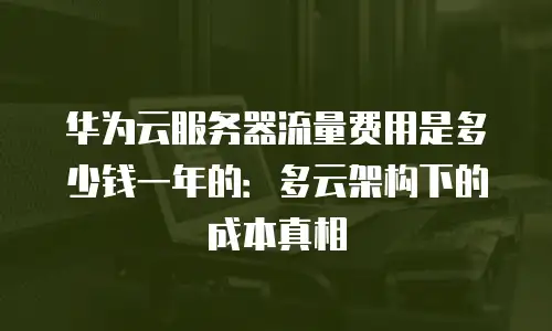 华为云服务器流量费用是多少钱一年的：多云架构下的成本真相