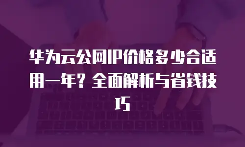 华为云公网IP价格多少合适用一年？全面解析与省钱技巧