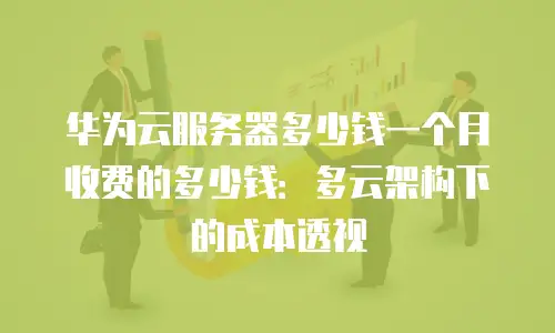 华为云服务器多少钱一个月收费的多少钱：多云架构下的成本透视