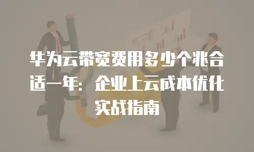 华为云带宽费用多少个兆合适一年：企业上云成本优化实战指南