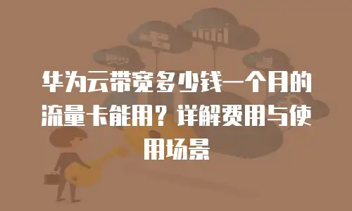 华为云带宽多少钱一个月的流量卡能用？详解费用与使用场景