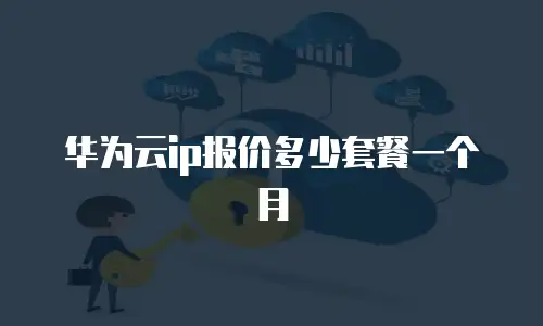 华为云ip报价多少套餐一个月