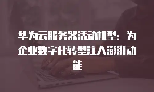 华为云服务器活动机型：为企业数字化转型注入澎湃动能