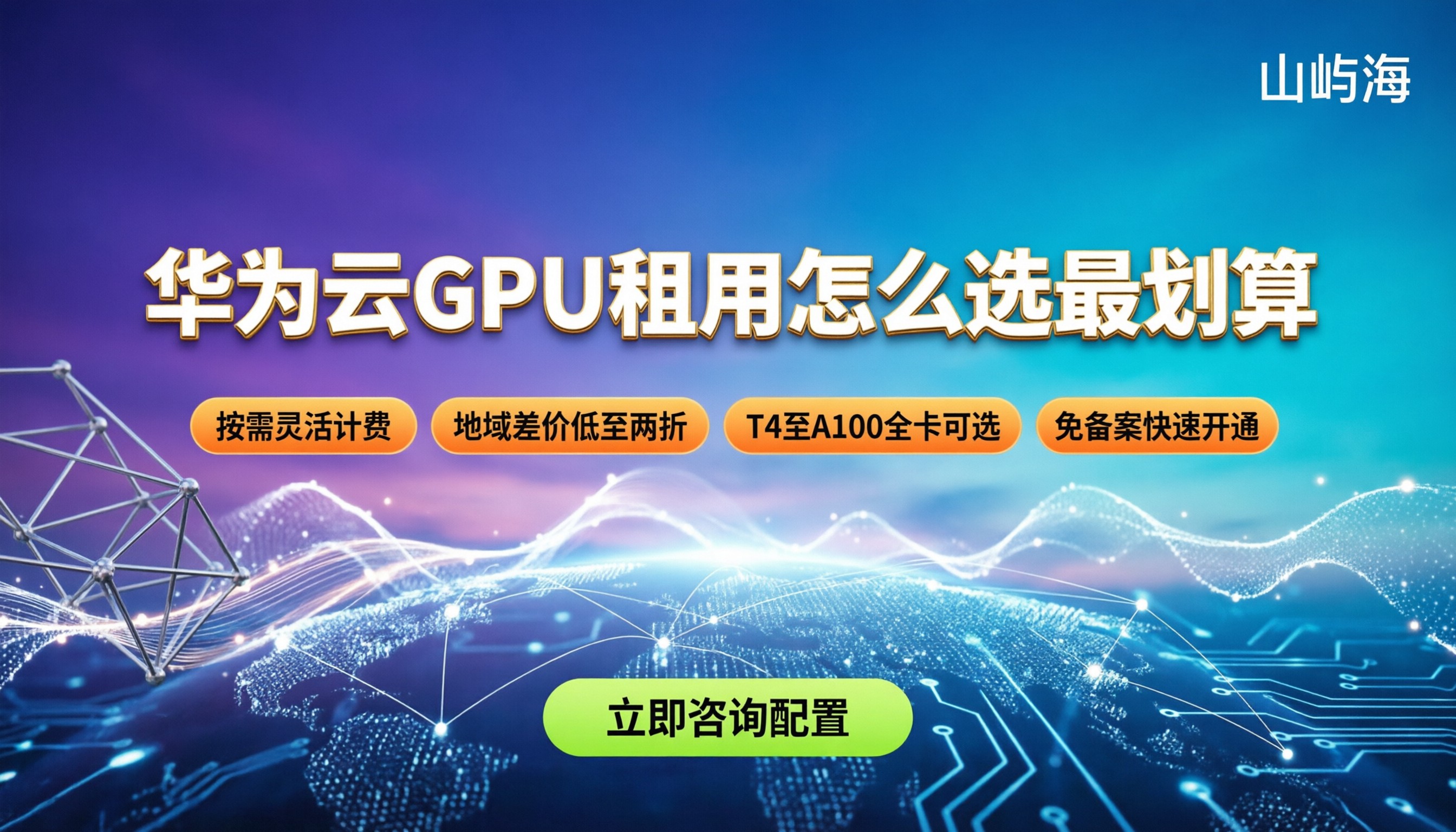 华为云gpu服务器租用价格:怎么选配置最划算?