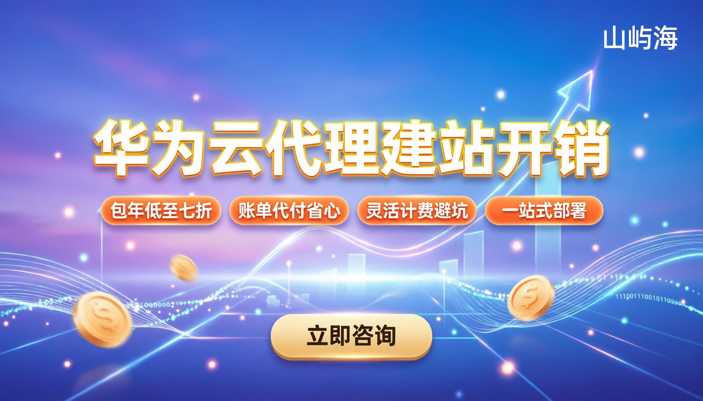 华为云代理商需要多少钱:买服务器建站的真实开销