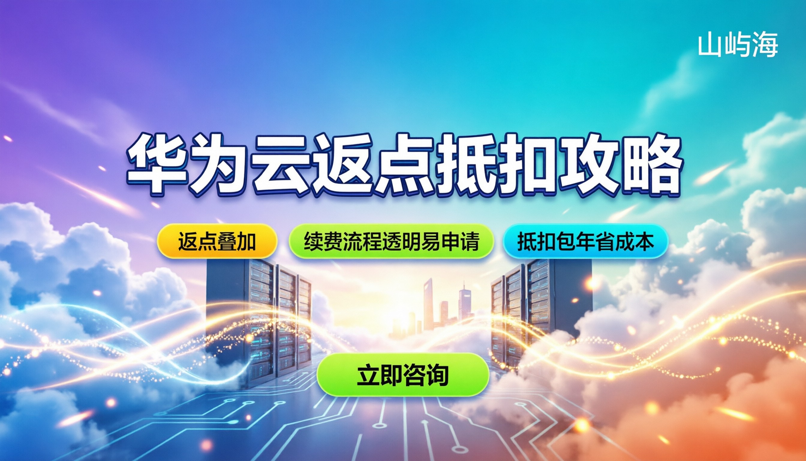 华为云服务器返点:怎么申请和抵扣最划算