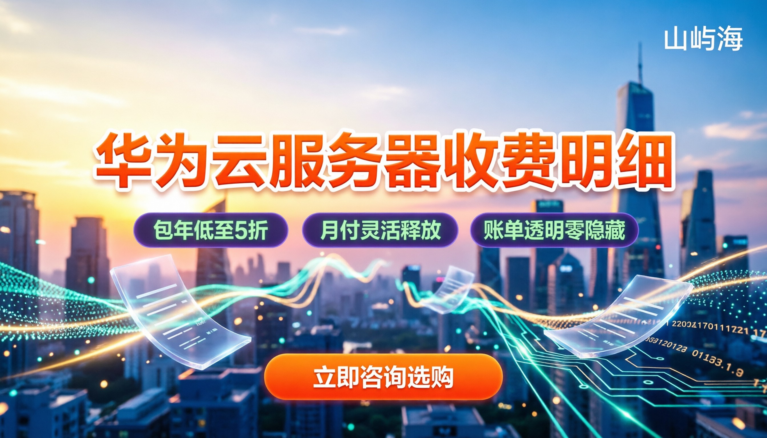 华为云服务器收费明细：按年买还是月付更划算？