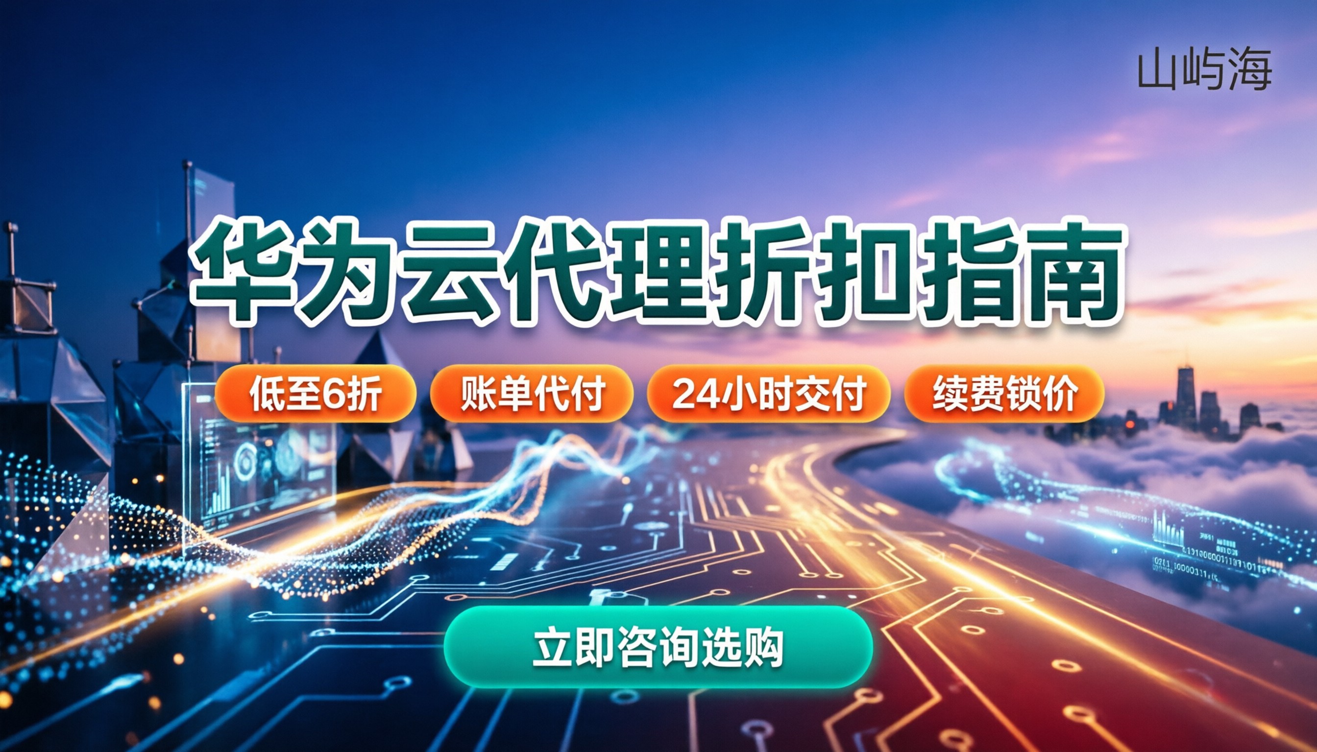 华为云官方渠道代理:怎么买折扣最大、哪些坑必须避开