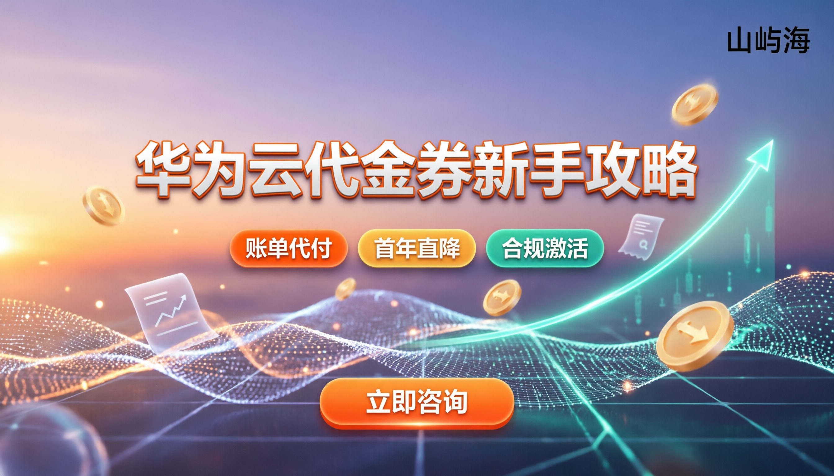 华为云代理商代金券:新手怎么领最划算