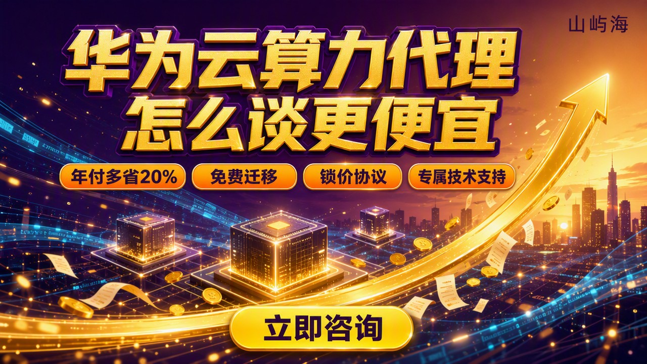 华为云算力代理费用:怎么谈更便宜?