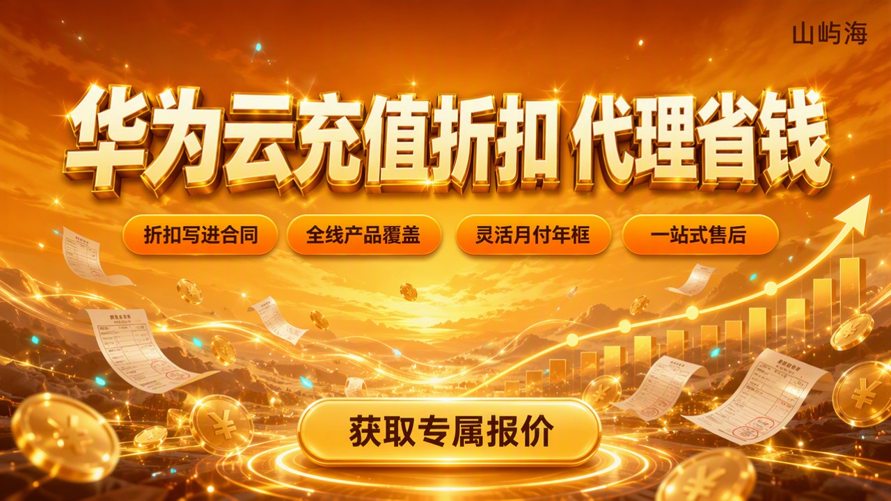 华为云充值折扣哪家好：代理渠道省钱对比
