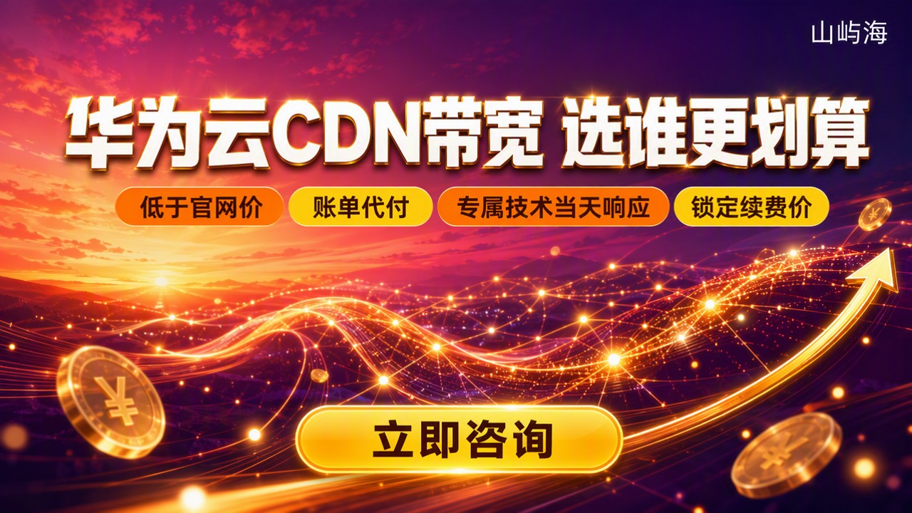 华为云CDN带宽费用：选哪家更划算？