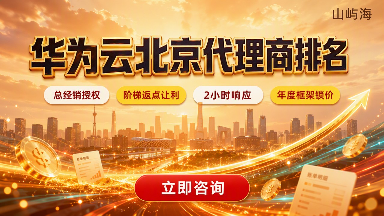 华为云北京代理商排名:怎么比折扣和服务?