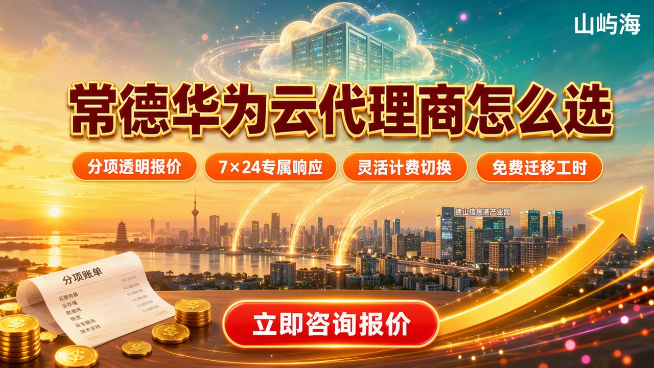 常德华为云代理商哪家好：本地对比与报价参考