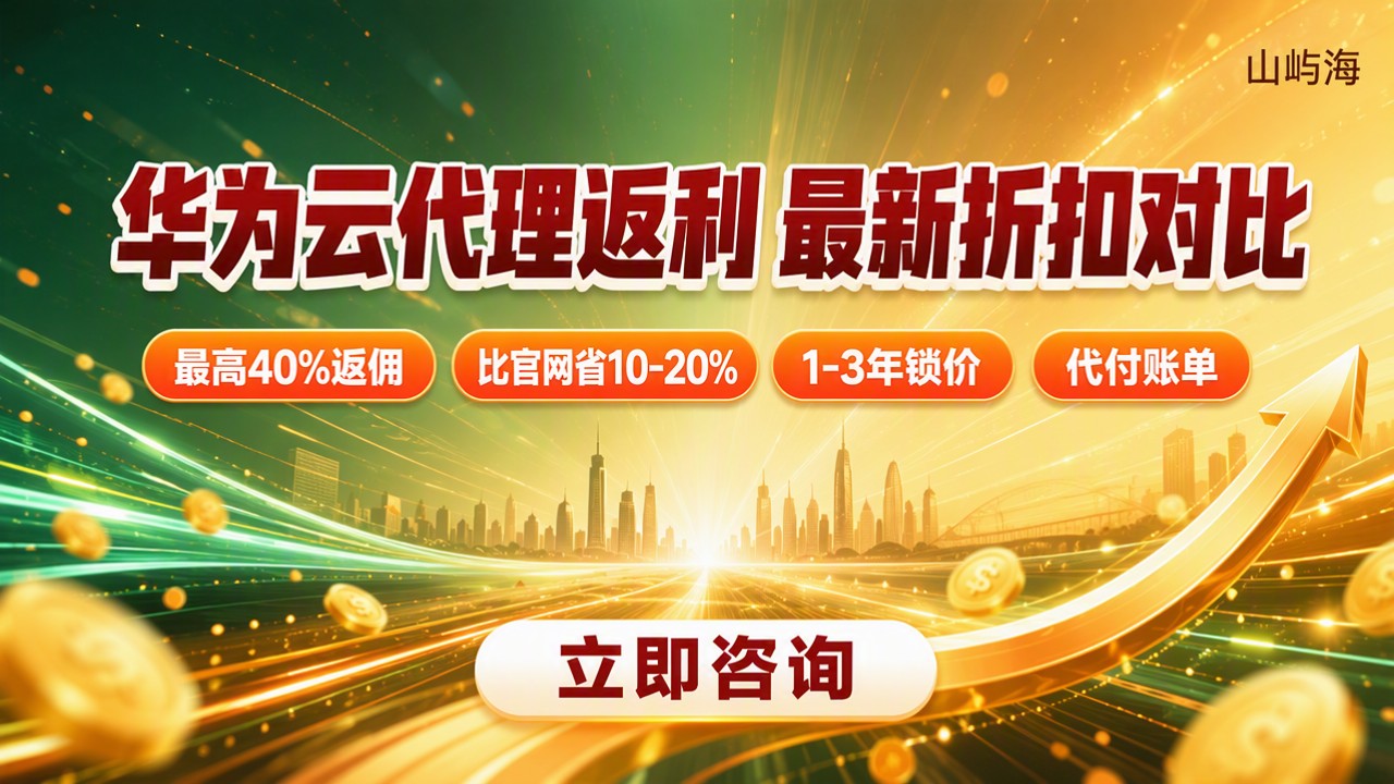 华为云代理商返利多少钱:最新折扣对比