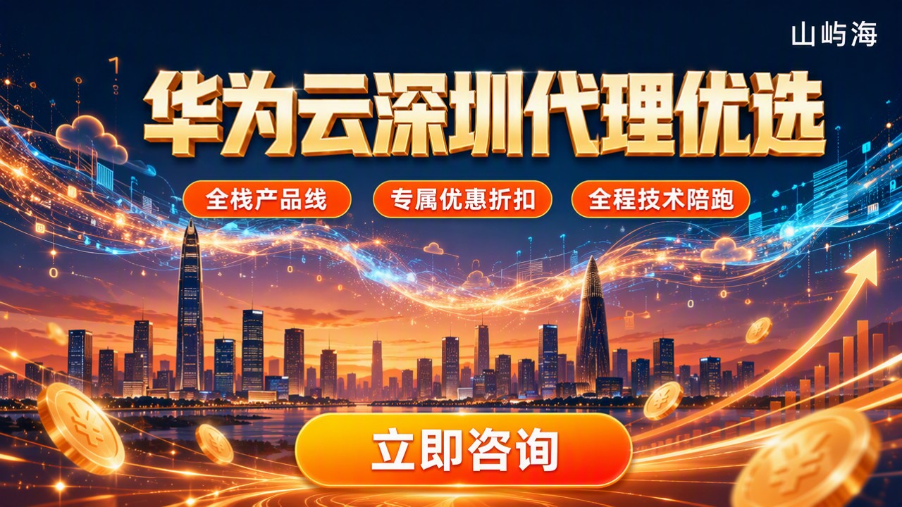 华为云在深圳的代理哪家好?山屿海对比指南