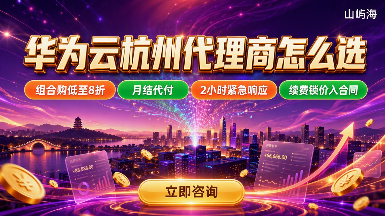 华为云杭州代理商怎么选:折扣与售后对比