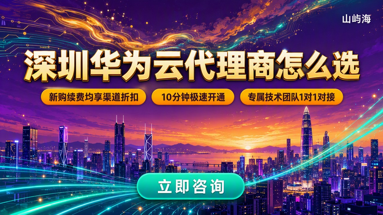 深圳华为云代理商怎么选？本地渠道对比与购买建议