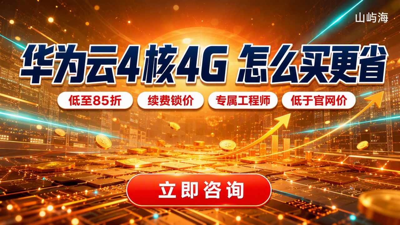 华为云4核4g服务器价格是多少:怎么买更便宜?