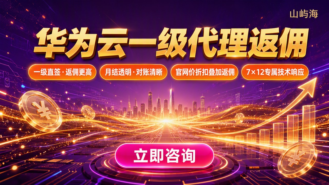 华为云一级代理返佣:高佣渠道怎么选?
