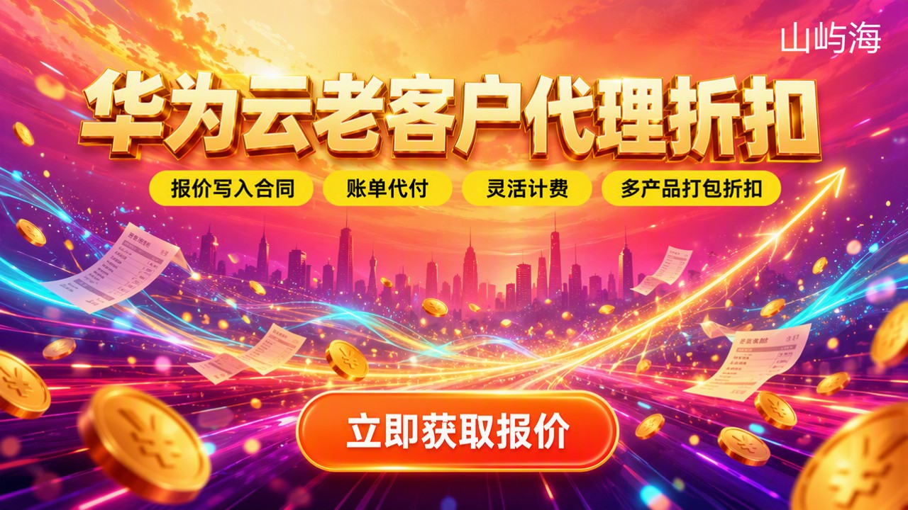 华为云老客户代理折扣:怎么选更划算