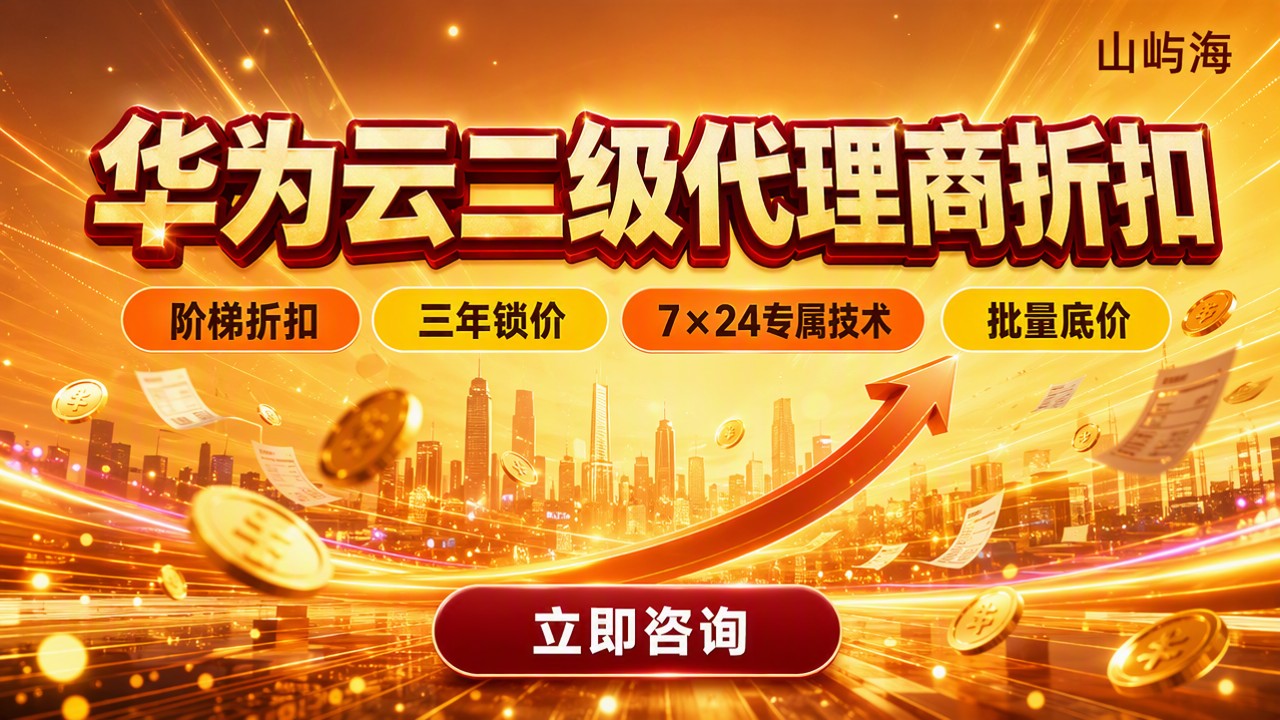 华为云二级代理商折扣:怎么选更便宜?