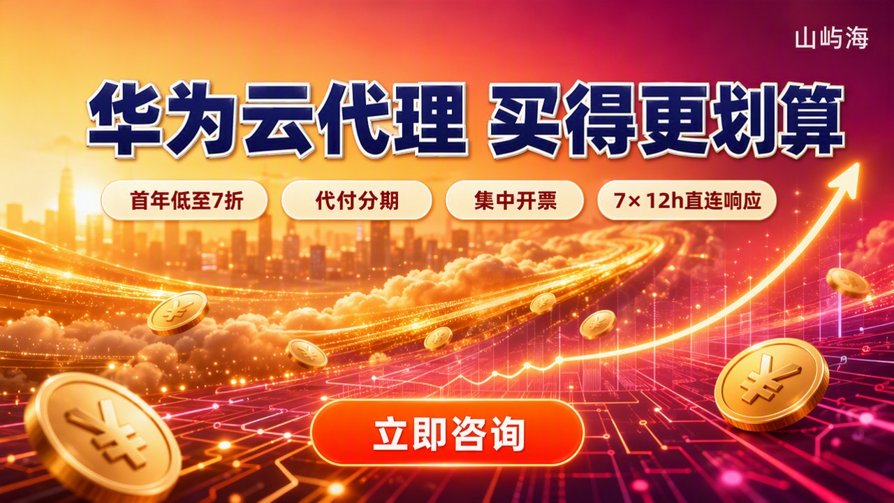 华为云代理与官网对比:代理怎么买更划算