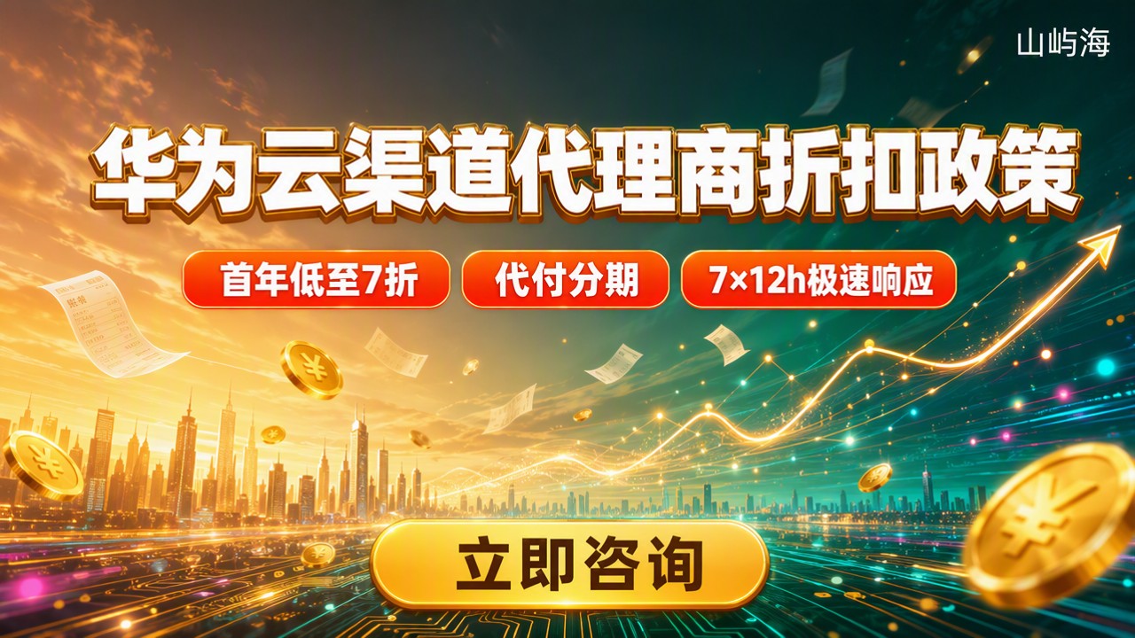华为云渠道代理商折扣政策：怎么买更省钱