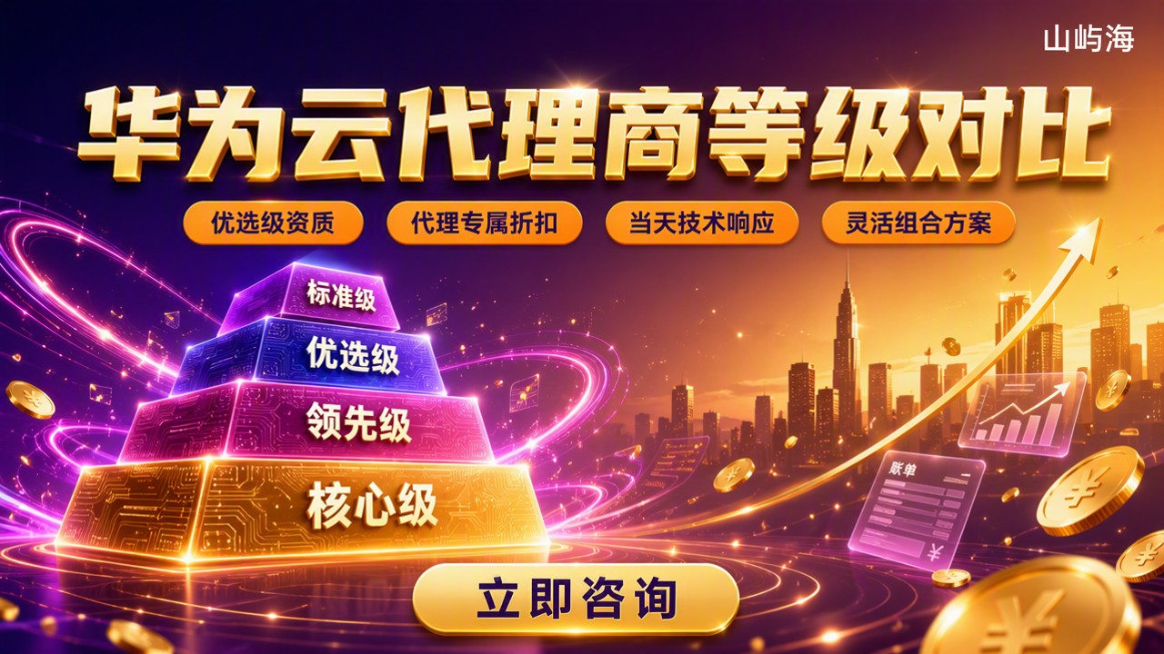 华为云代理商等级有哪些:最新对比怎么选