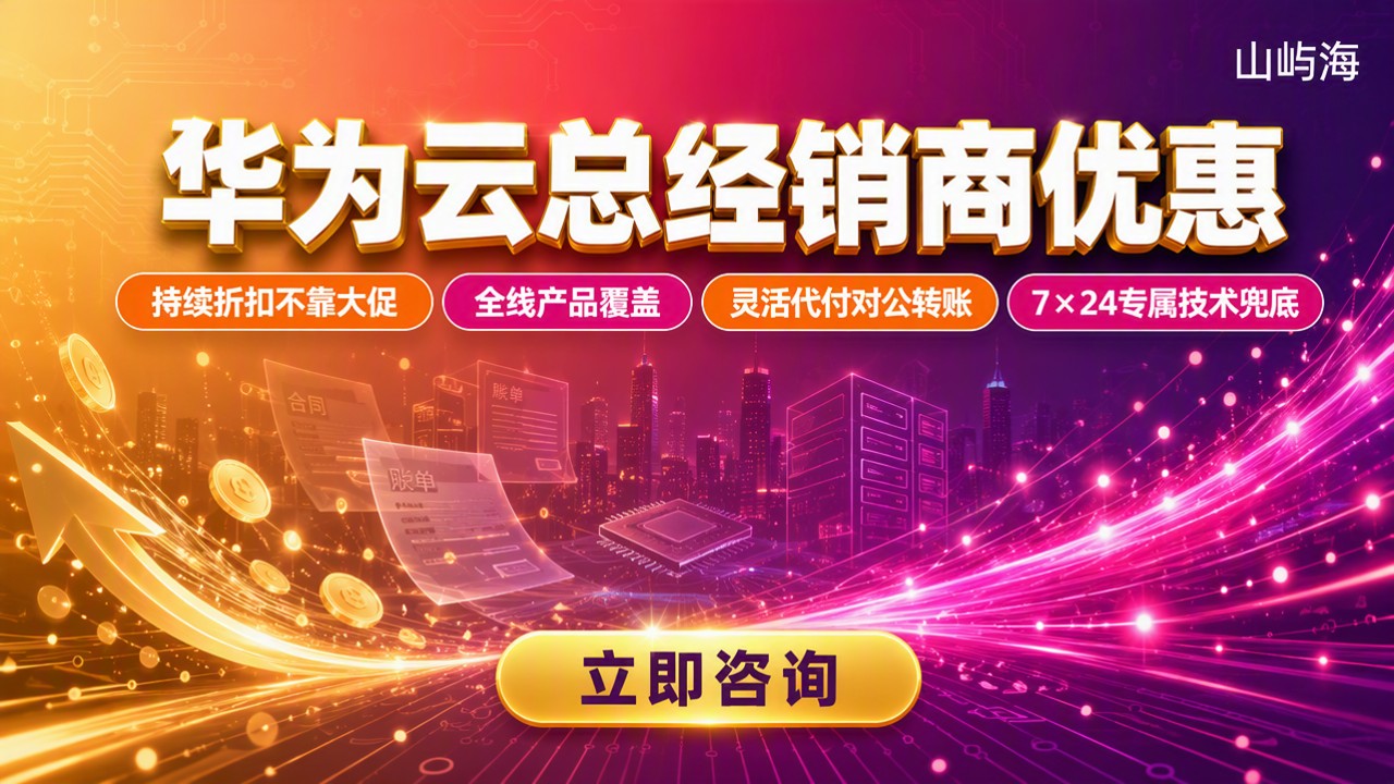 华为云总经销商优惠：代理渠道怎么买更省？