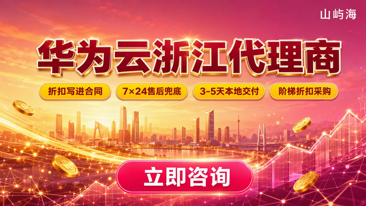 华为云浙江代理商哪家好?最新对比与折扣解析