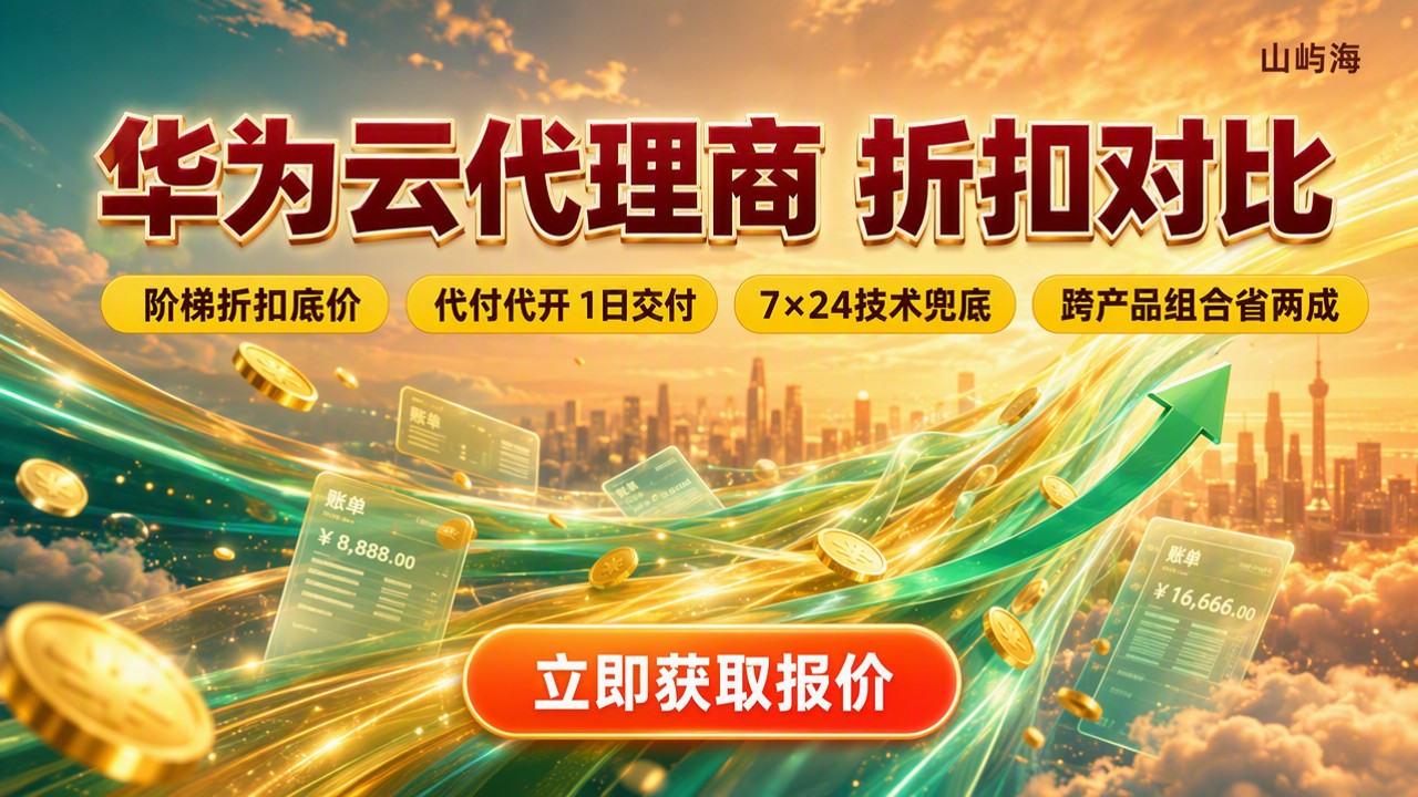 广东华为云代理商怎么选？最新对比与折扣