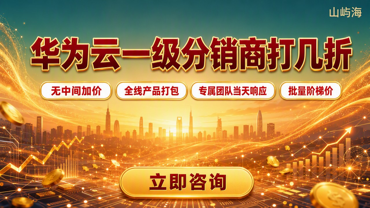 华为云一级分销商打几折:代理渠道怎么选更划算