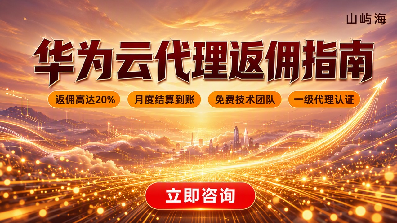 华为云渠道代理返佣多少钱一个月?代理渠道怎么选
