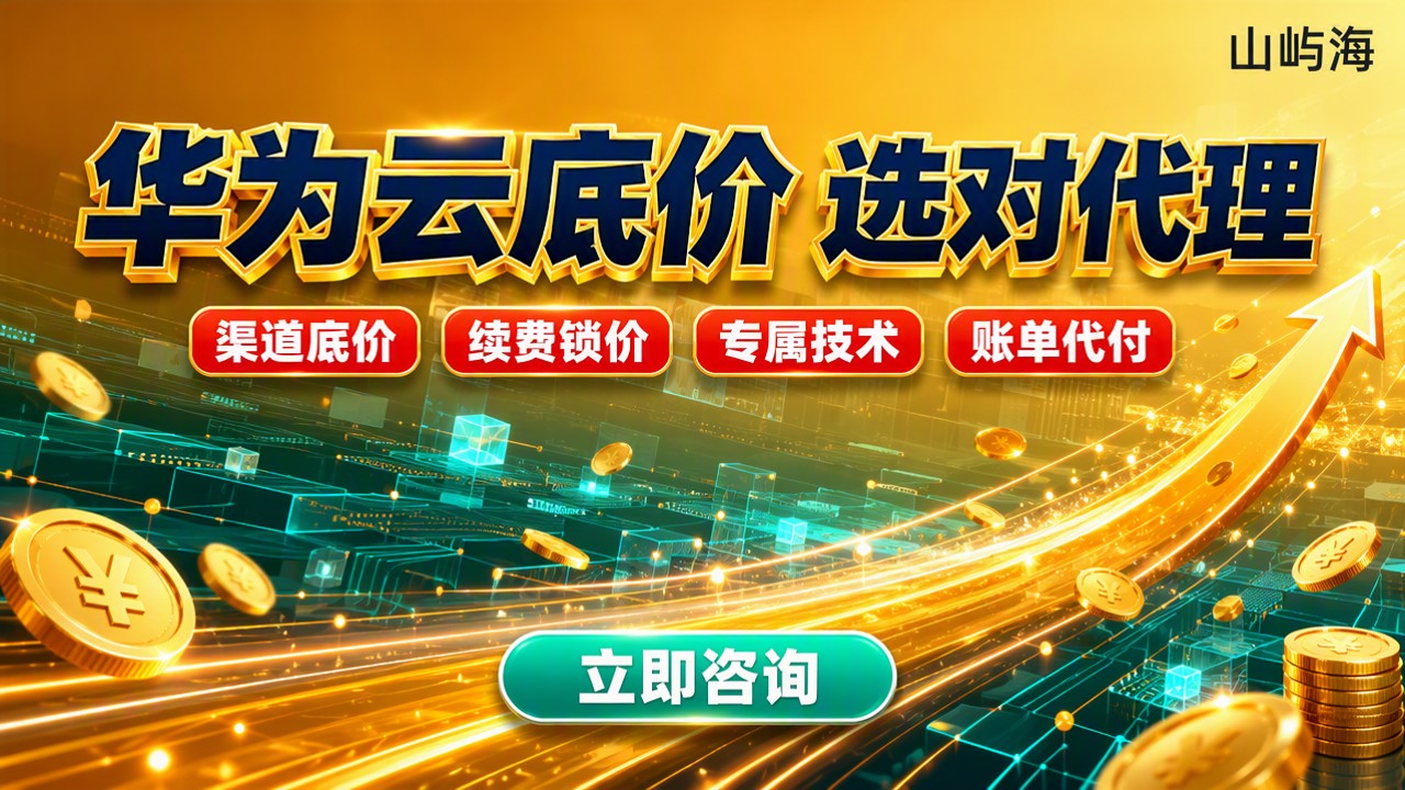 华为云分销商云服务器底价:代理商怎么选?