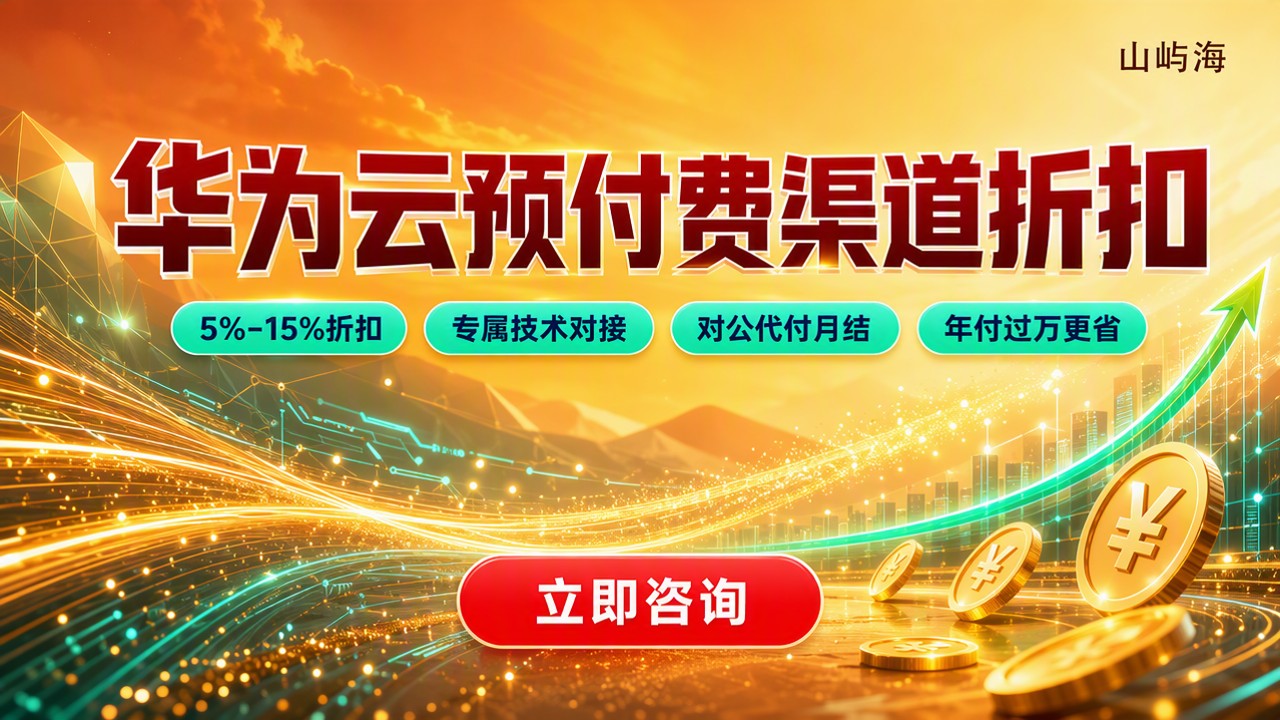 华为云分销商预付费优惠多少?选型与折扣对比