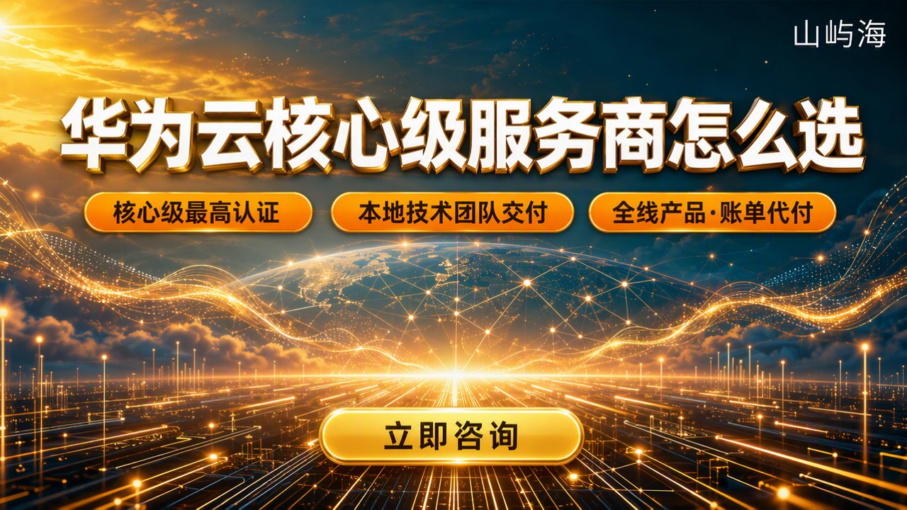 华为云核心级服务商怎么选：代理方案对比