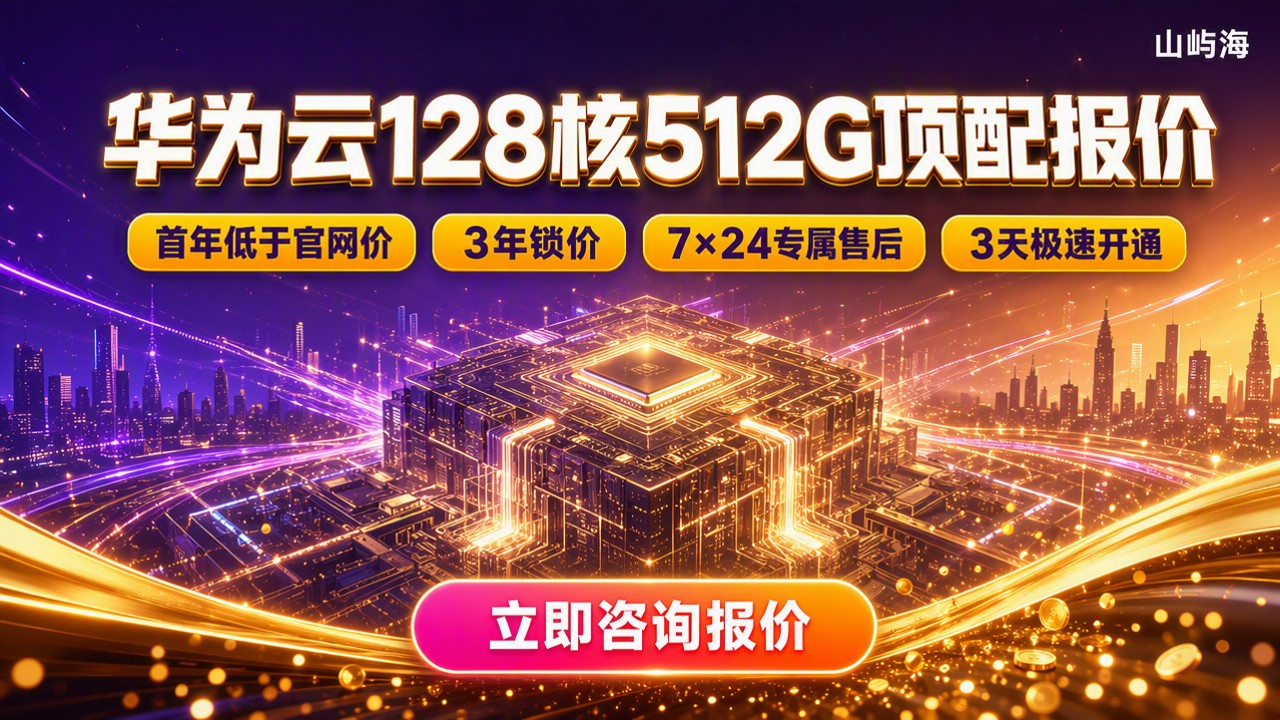 华为云128核512G顶配报价：服务商对比怎么选